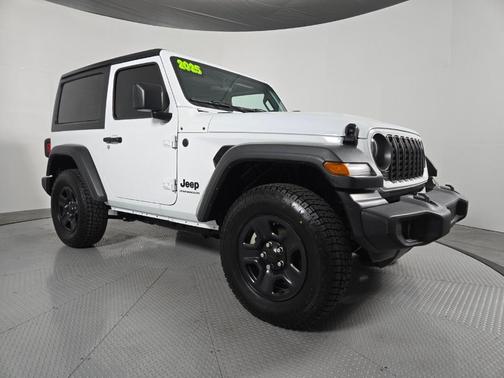Bright White Clearcoat 2025 Jeep Wrangler Sport