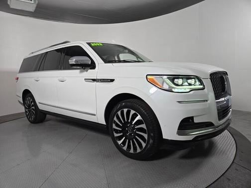 Pristine White 2022 Lincoln Navigator L Black Label
