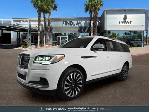 Pristine White 2022 Lincoln Navigator L Black Label