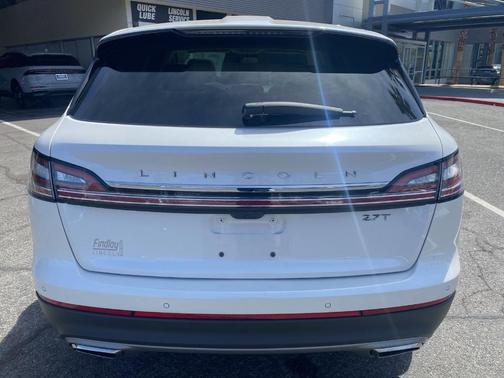 White Platinum Tri-Coat Metallic 2019 Lincoln Nautilus Black Label