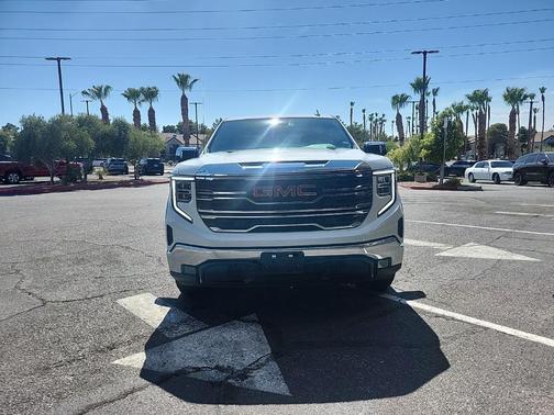 Summit White 2025 GMC Sierra 1500 SLT