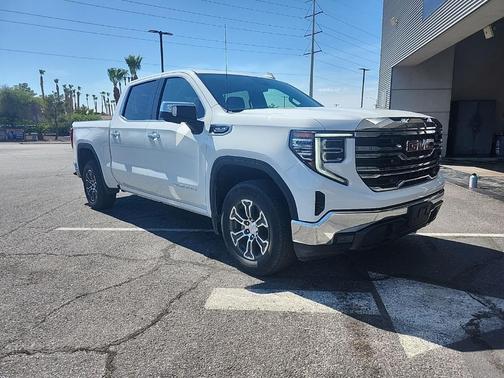 Summit White 2025 GMC Sierra 1500 SLT