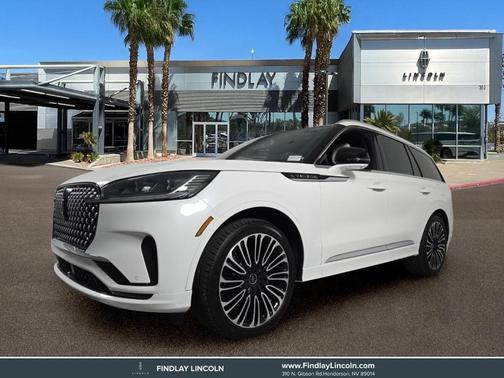 Pristine White 2026 Lincoln Aviator Black Label AWD