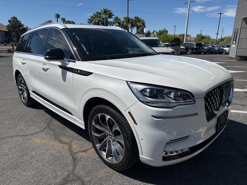 Pristine White 2023 Lincoln Aviator Grand Touring