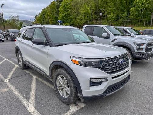 STAR WHITE MET TRI-COAT 2023 Ford Explorer XLT
