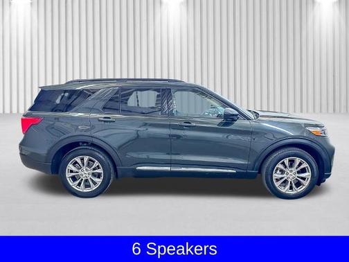FORGED GREEN METALLIC 2022 Ford Explorer XLT