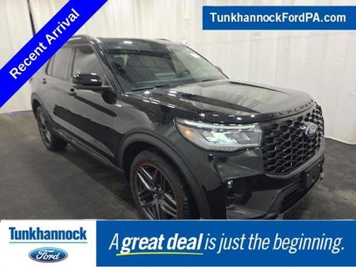 AGATE BLACK 2025 Ford Explorer ST-LINE