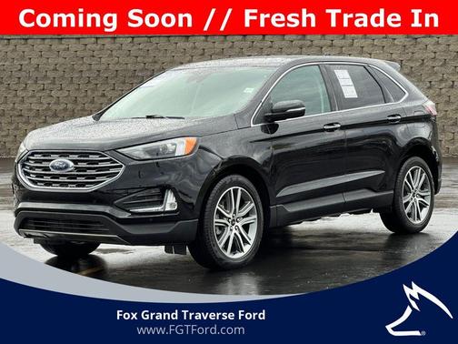 Black Metallic 2024 Ford Edge Titanium
