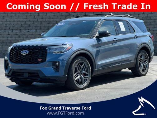 Vapor Blue 2025 Ford Explorer ST