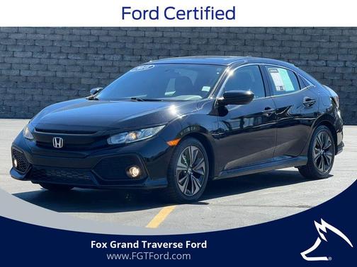 Black 2018 Honda Civic EX