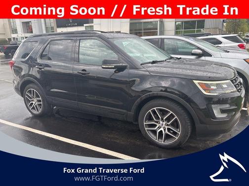 Shadow Black 2017 Ford Explorer sport