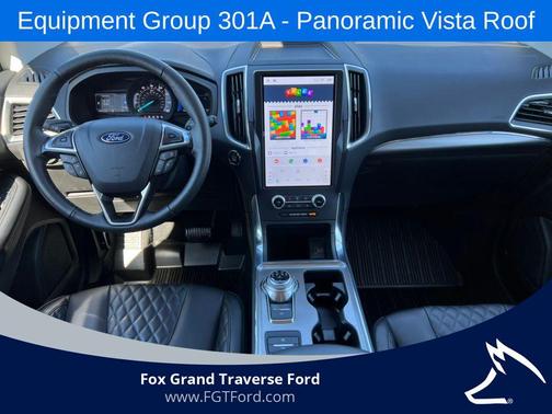 Silver Metallic 2024 Ford Edge Titanium
