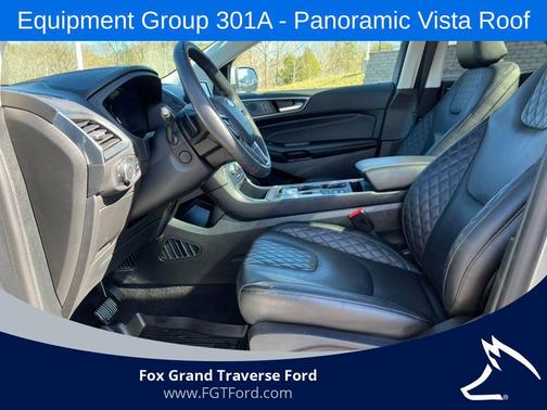Silver Metallic 2024 Ford Edge Titanium