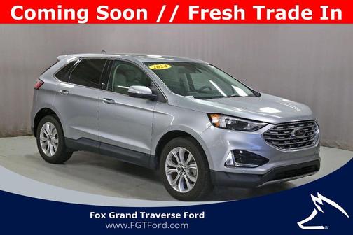 Iconic Silver Metallic 2024 Ford Edge Titanium