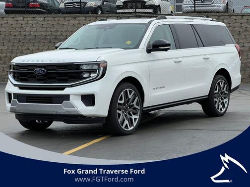 White Metallic 2026 Ford Expedition Max Platinum