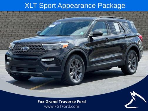 Black Metallic 2023 Ford Explorer XLT