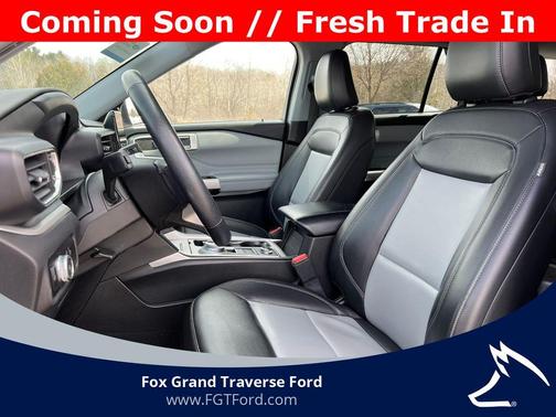 Atlas Blue Metallic 2023 Ford Explorer XLT