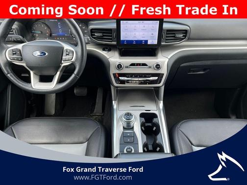 Atlas Blue Metallic 2023 Ford Explorer XLT