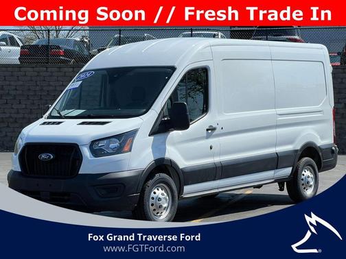 Oxford White 2024 Ford Transit-250 148 WB Medium Roof Cargo