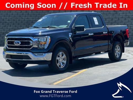 Antimatter Blue Metallic 2023 Ford F-150 XLT