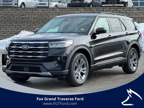 Agate Black Metallic 2026 Ford Explorer Active