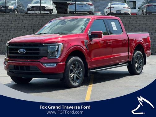 Red Metallic 2023 Ford F-150 Lariat