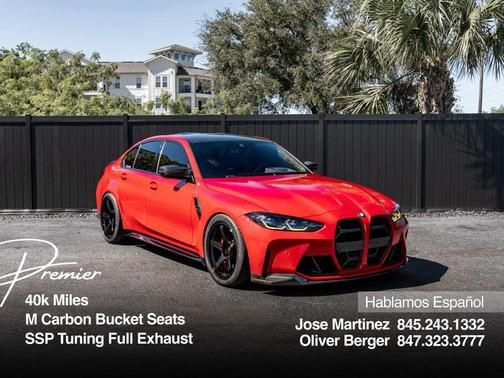 Black Sapphire Metallic 2021 BMW M3 Competition