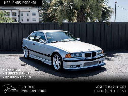 Individual Sterling Silver Metallic 1995 BMW M3 Coupe 2D