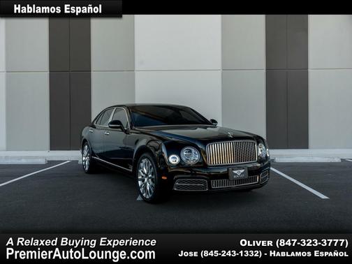 Black 2017 Bentley Mulsanne Sedan Sedan