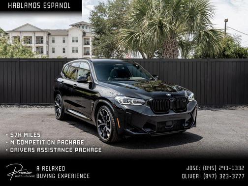Black Sapphire Metallic 2022 BMW X3 M AWD