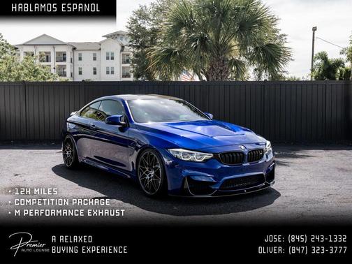 San Marino Blue Metallic 2020 BMW M4 Base