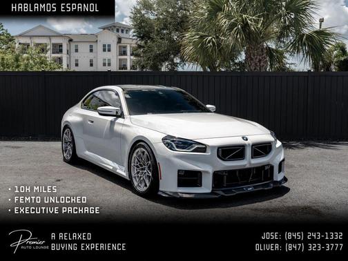 Alpine White 2023 BMW M2 Coupe 2D