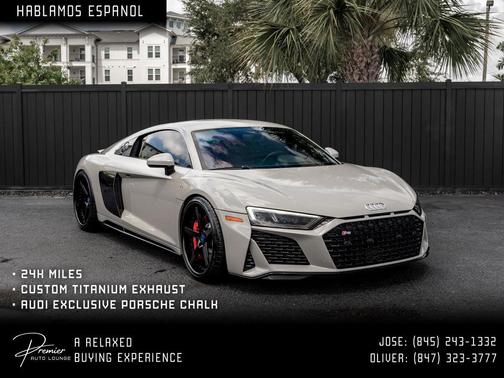 Suzuka Gray Metallic 2022 Audi R8 V10 performance RWD S tronic