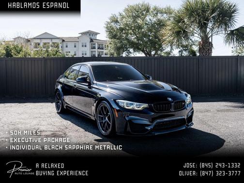 Black Sapphire Metallic 2018 BMW M3 CS