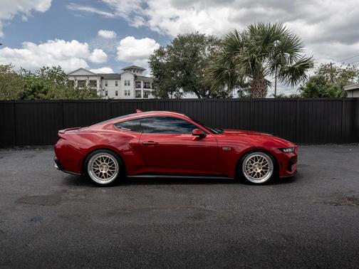 Rapid Red Metallic Tinted Clearcoat 2024 Ford Mustang GT Premium