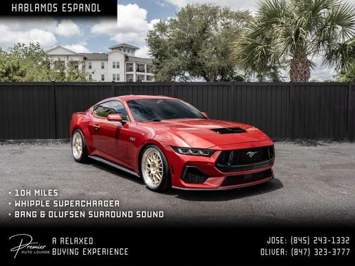 Rapid Red Metallic Tinted Clearcoat 2024 Ford Mustang GT Premium