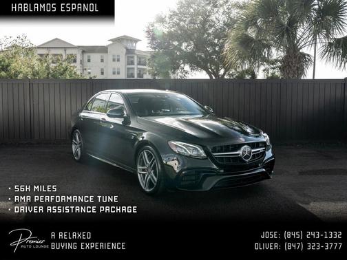 Black 2019 Mercedes-Benz AMG E 63 S 4MATIC