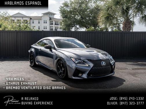Nebula Gray Pearl 2017 Lexus RC F Base