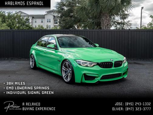 Individual Signal Green 2018 BMW M3 Base Sedan