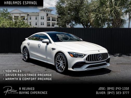 White 2023 Mercedes-Benz AMG GT 53 4-Door