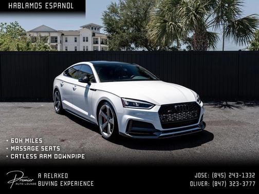 Glacier White Metallic 2019 Audi S5 3.0T Premium Plus