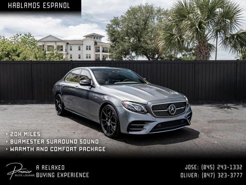 Gray 2019 Mercedes-Benz AMG E 53 4MATIC