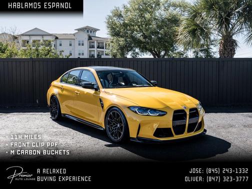Individual Speed Yellow 2023 BMW M3 Competition xDrive