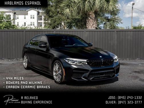 Black Sapphire Metallic 2019 BMW M5 Base