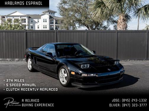 Black 1993 Acura NSX Base