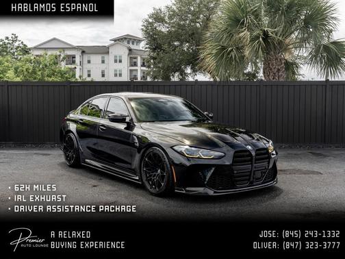 Black Sapphire Metallic 2021 BMW M3 Competition