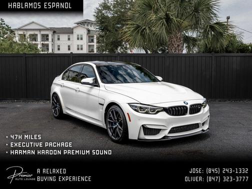 Alpine White 2018 BMW M3 CS