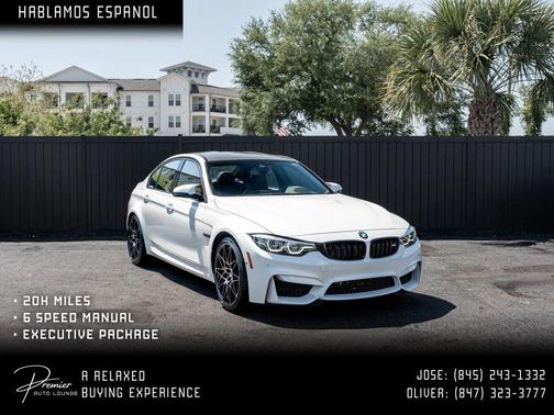 Mineral White 2018 BMW M3 Base