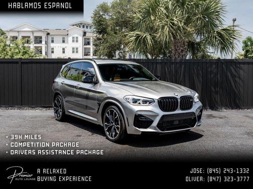 Donington Grey Metallic 2021 BMW X3 M Competition