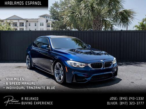 Individual Tanzanite Blue 2016 BMW M3 Base